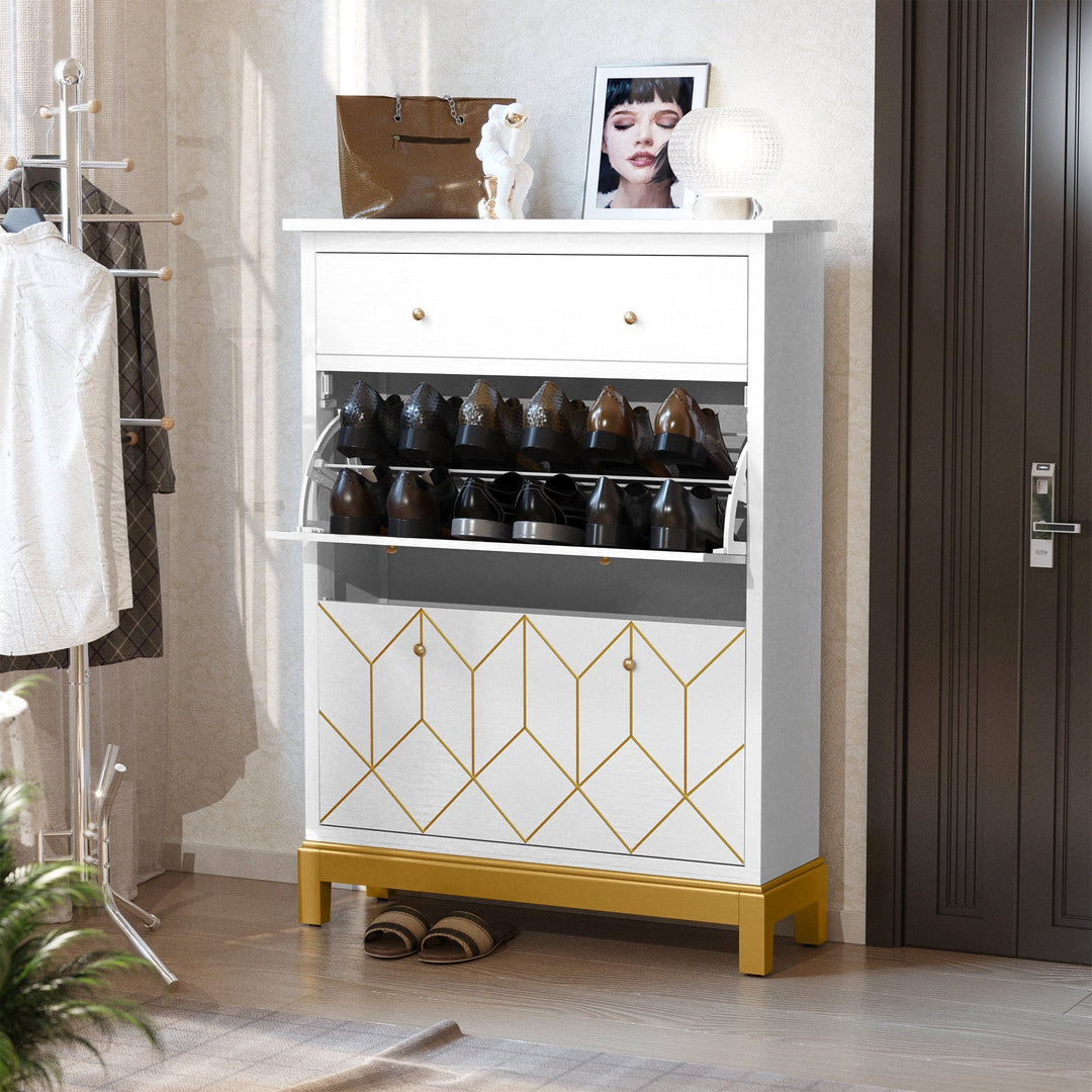 Encounter Home Treasures: HLR Shoe Cabinet, Redefining Entryway Aesthetics